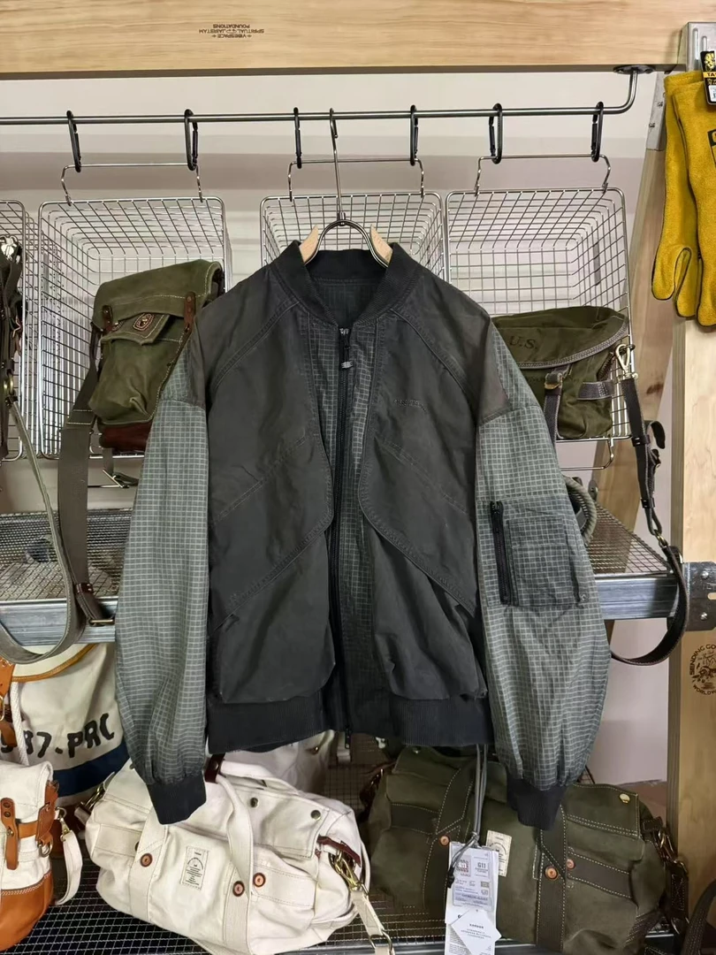 GK8816-买手店限定系列MA-1水洗炒污飞行员夹克棒球服