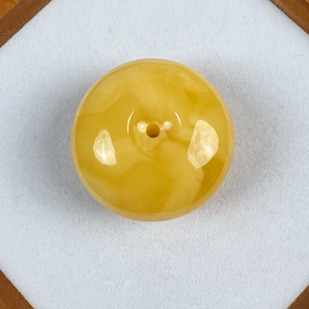 未镶嵌颈饰琥珀蜜蜡平安扣31.53g