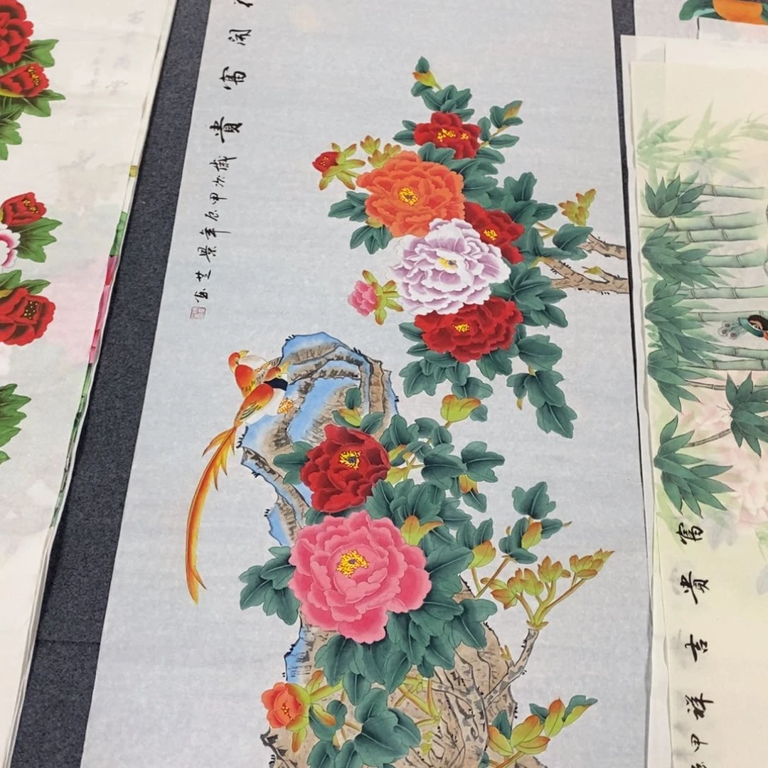 国画140✖️70工笔画画画画画画画画