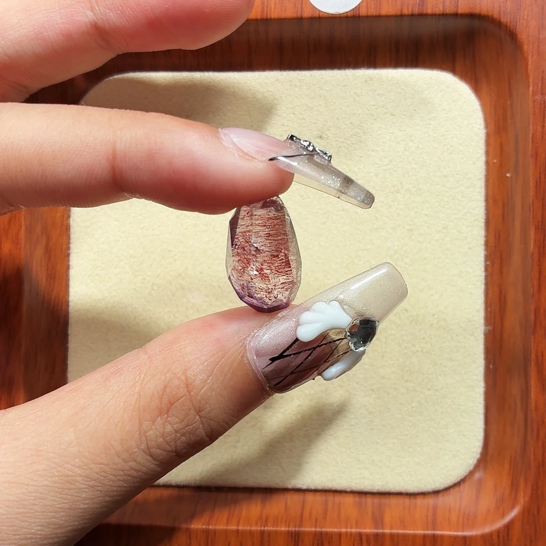 紫晶珠宝半成品银S925镶嵌紫超