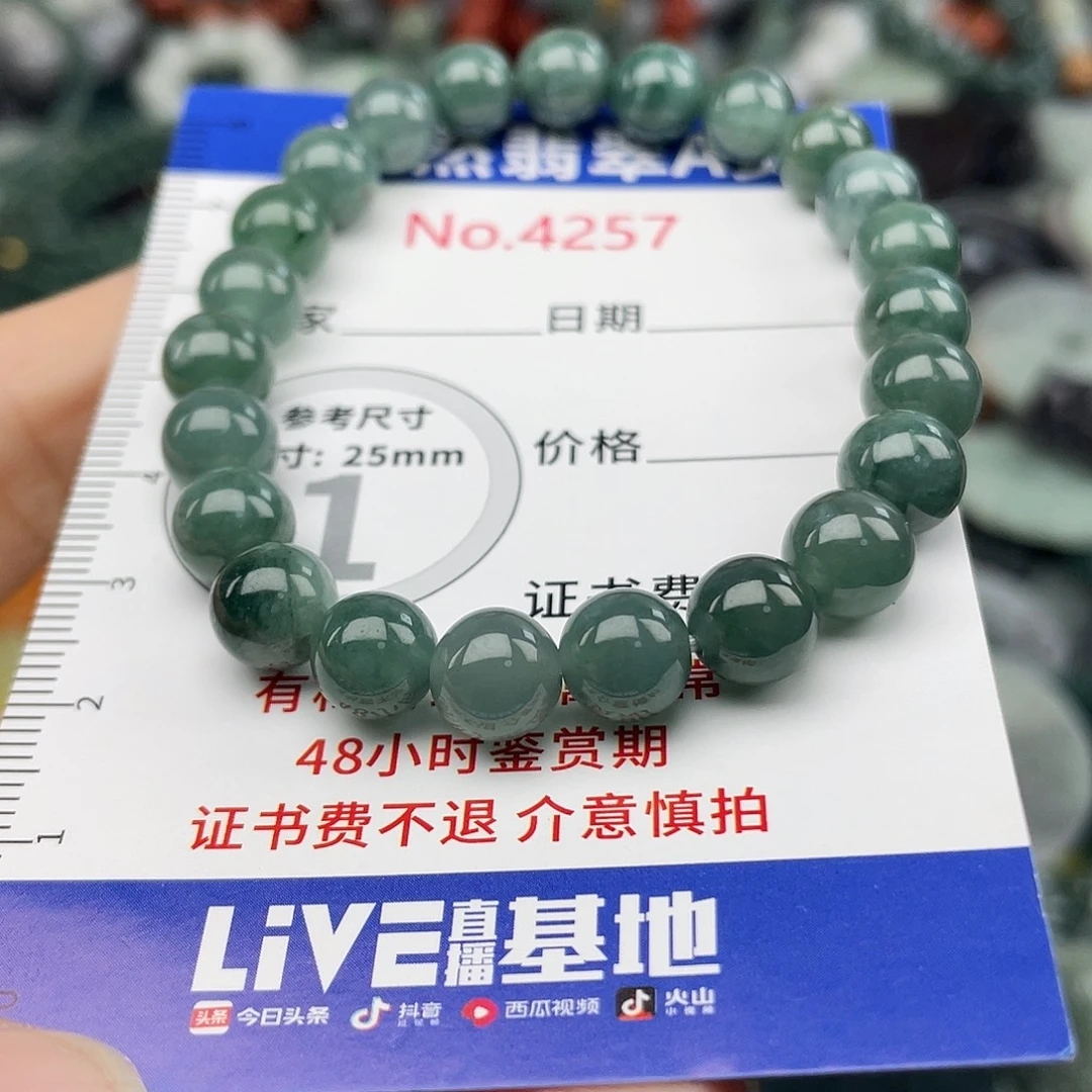 翡翠未镶嵌挂件4257