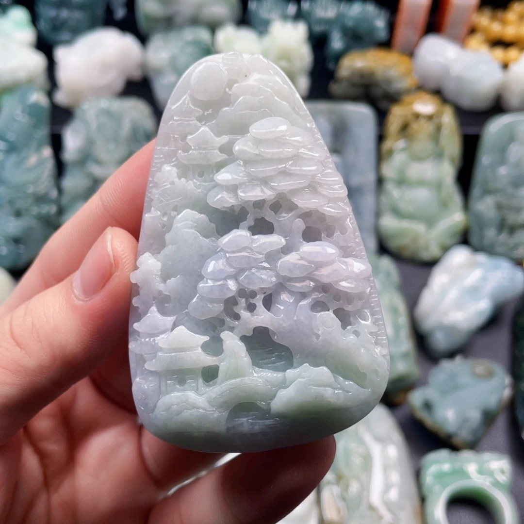 颈饰未镶嵌翡翠翡翠