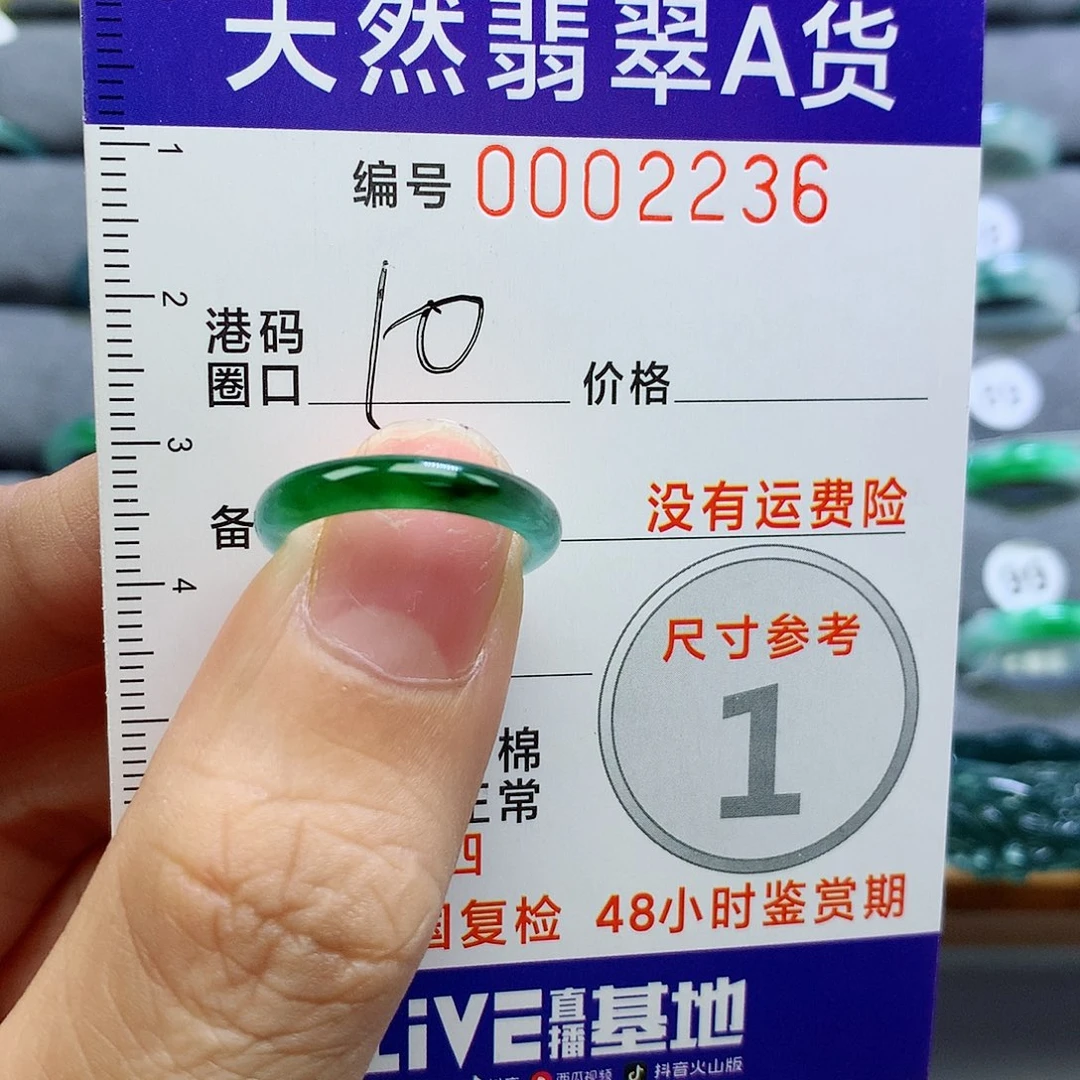 耀***辉翡翠未镶嵌戒指天然