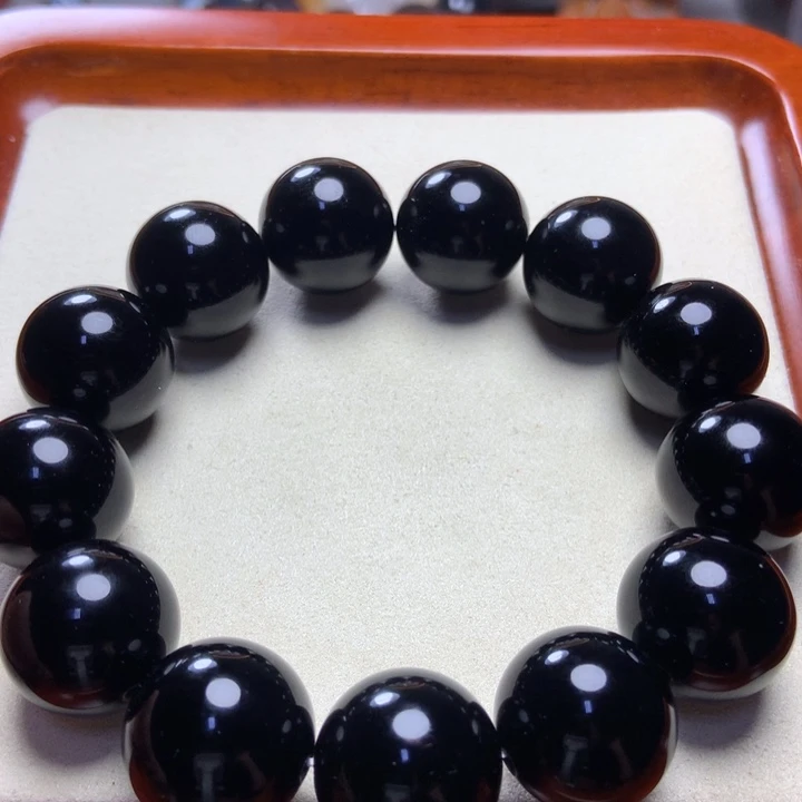 玛瑙/玉髓手串未镶嵌1****1黑金刚玛瑙