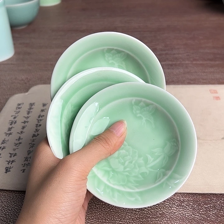 龙泉云间青瓷小米茶器