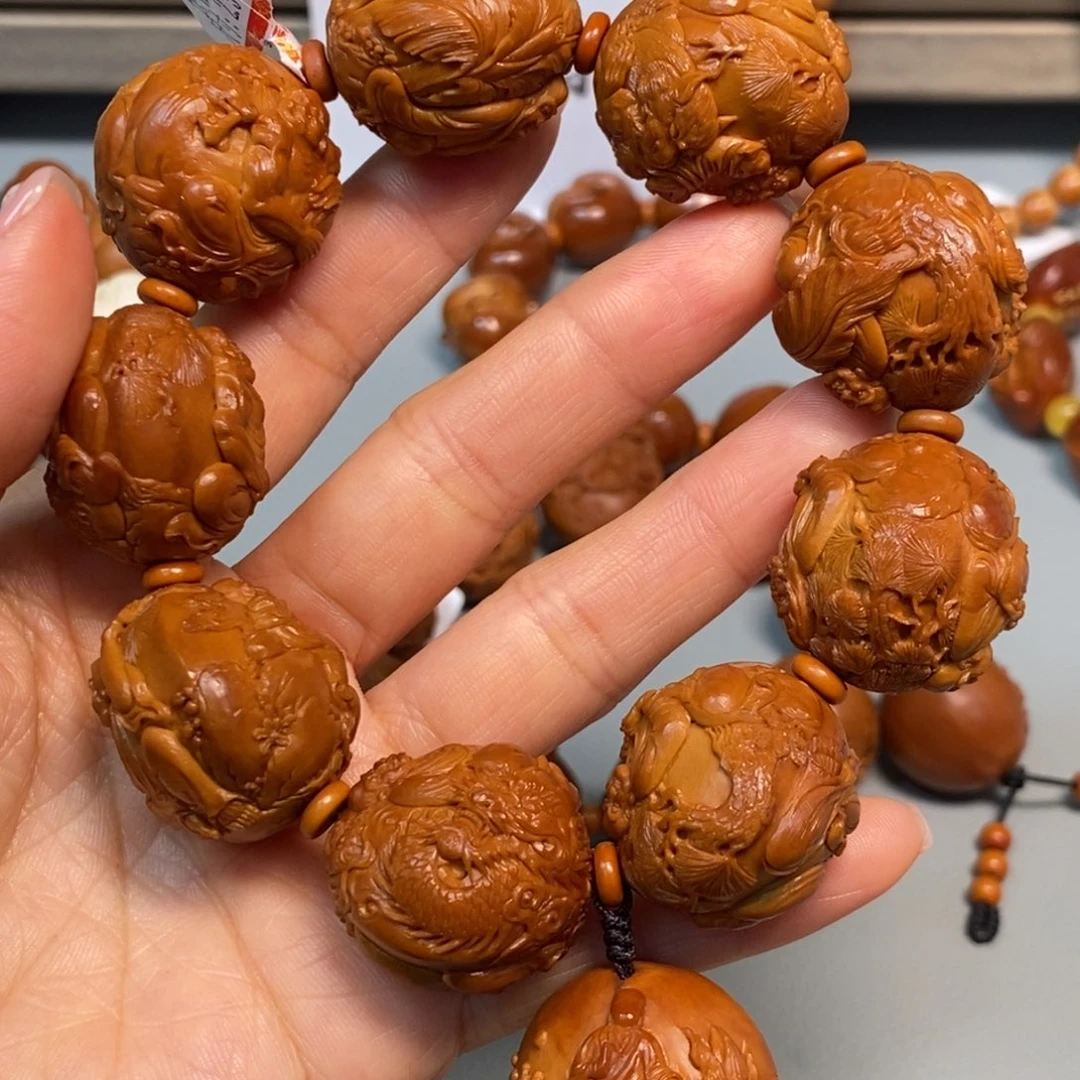 手串/手链橄榄核整身风景十八罗汉