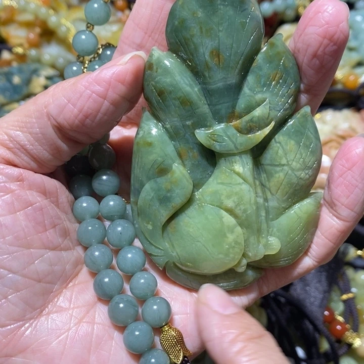 岫玉岫玉吊坠未镶嵌