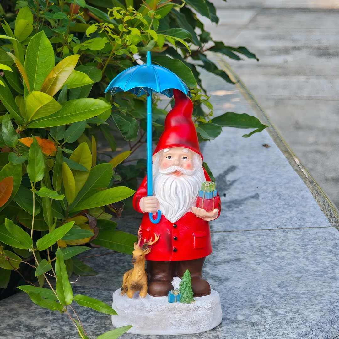 室外太阳能摆件园林庭院花园庭院景观精灵盆景工艺品花园装饰摆件