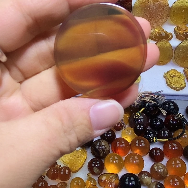 琥珀未镶嵌吊坠(不含链)天然缅甸琥珀金绞蜜吊坠