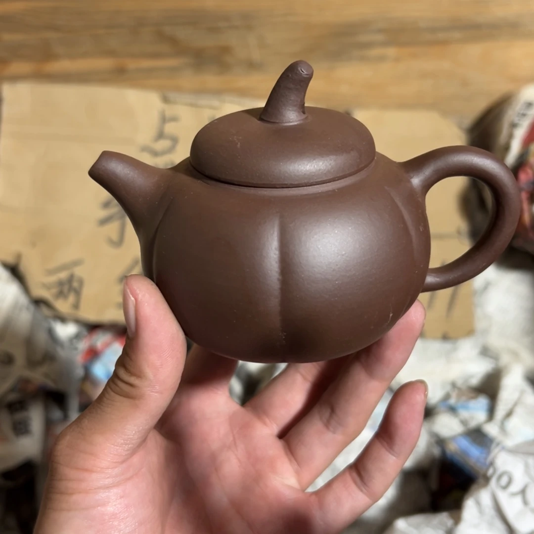 茶壶紫砂老厂紫砂壶一件！