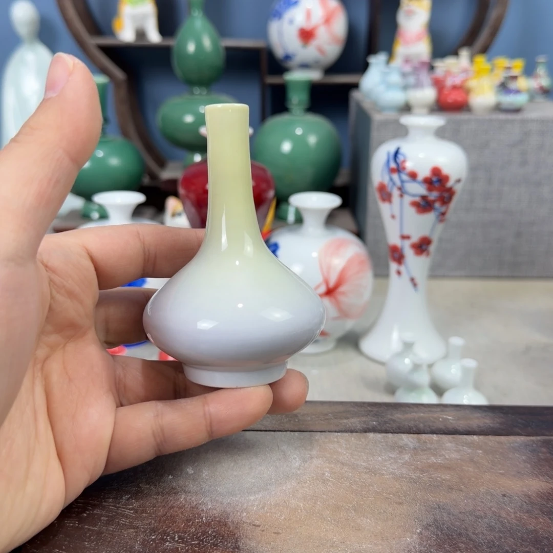 陶瓷手工小花器摆件