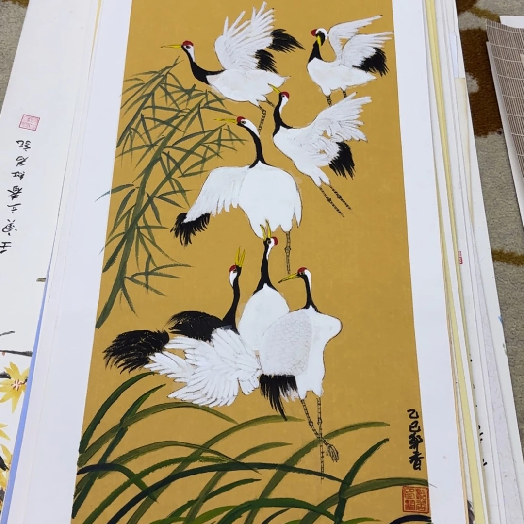 国画33-66卡纸作品艺