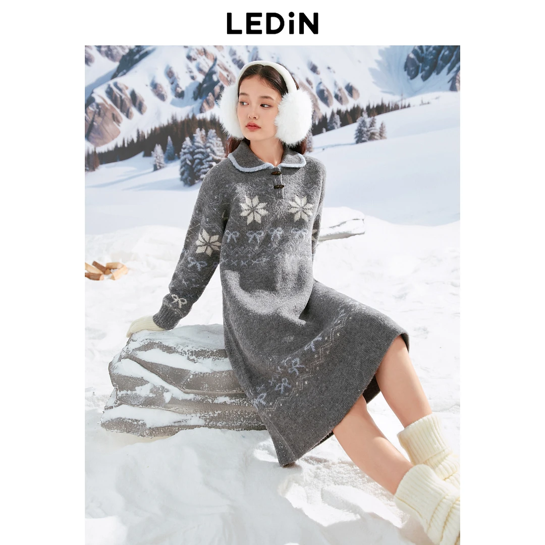 乐町费尔岛长裙1082