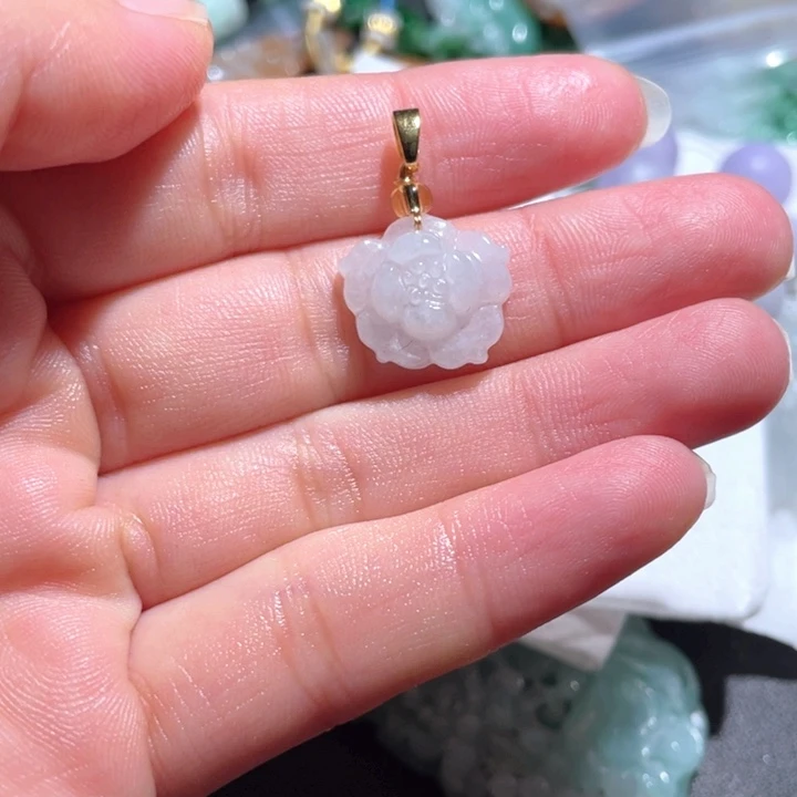 【闪购商品】翡翠颈饰未镶嵌薇*薇天然翡翠