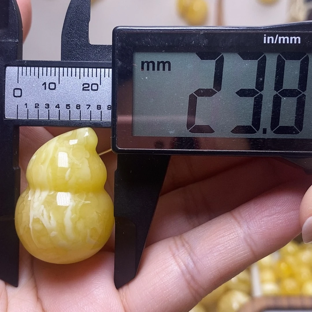 未镶嵌琥珀裸石蜜蜡葫芦