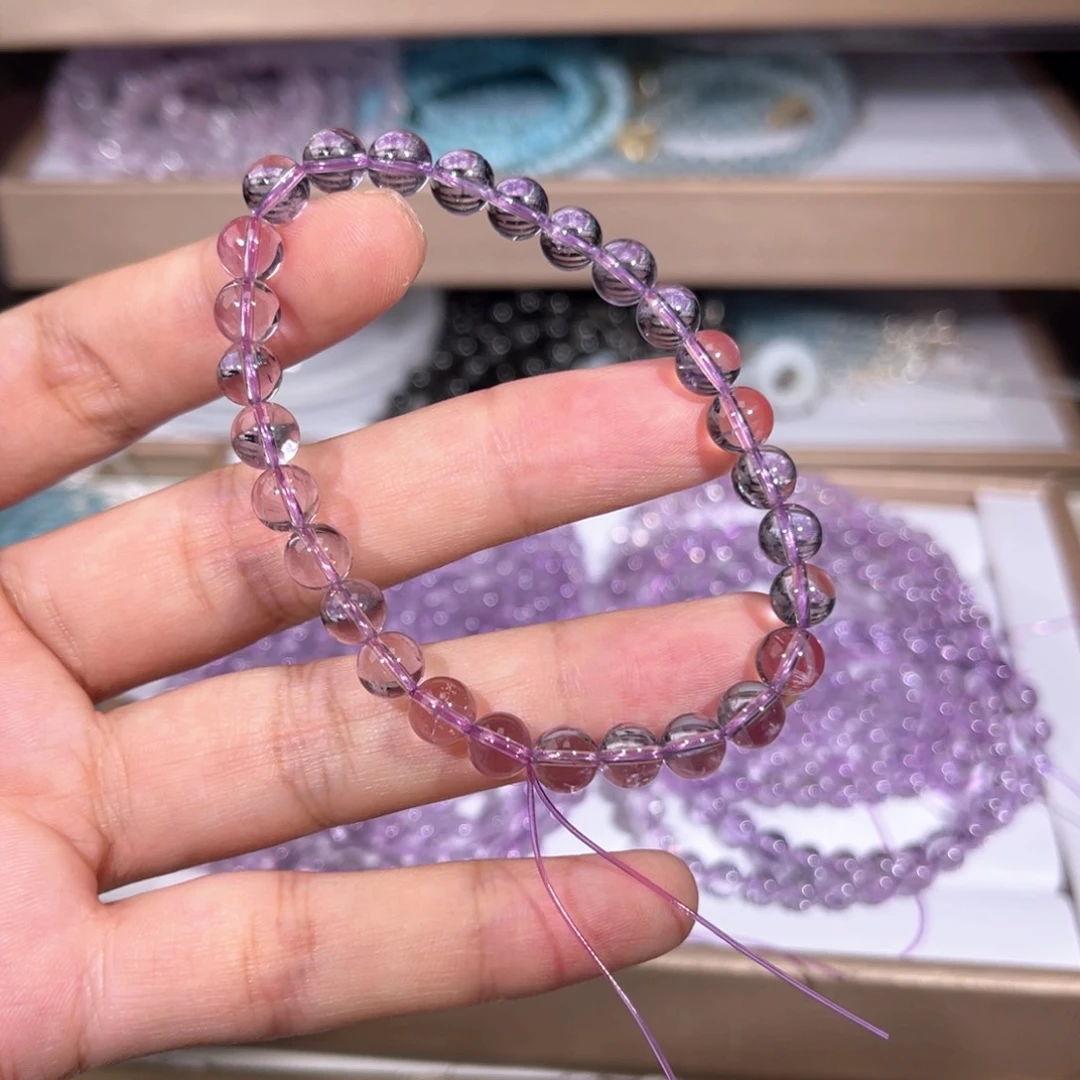 水晶手链未镶嵌紫水晶013