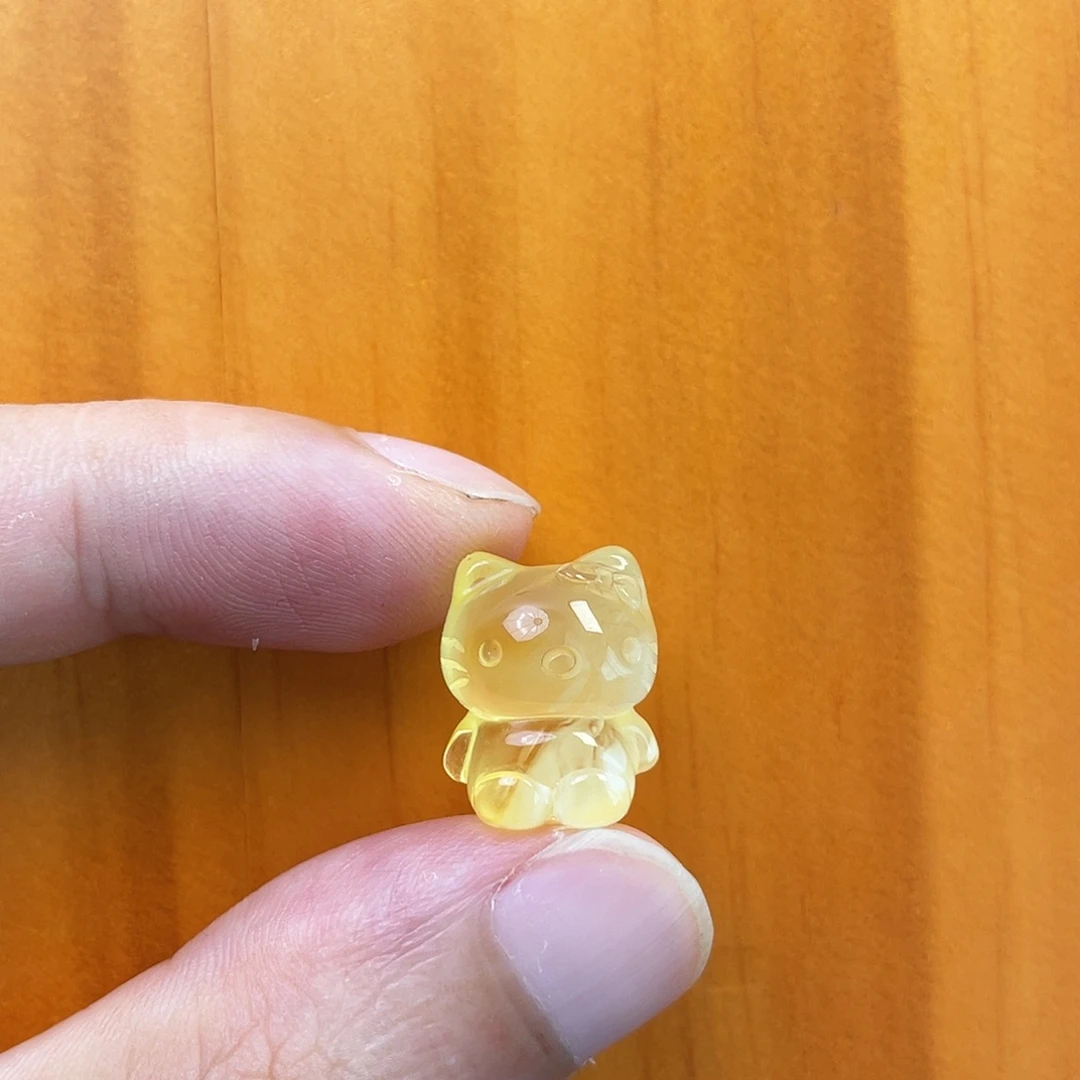 琥珀未镶嵌裸石星星