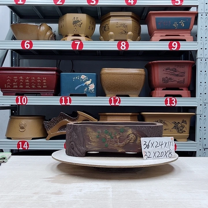 紫砂花盆紫砂花盆