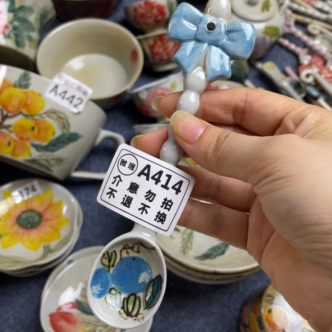 吃饭勺景德镇高温陶瓷888