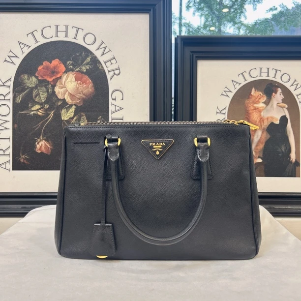 95新 Prada/普拉达 98新Prada新款黑金杀手包
