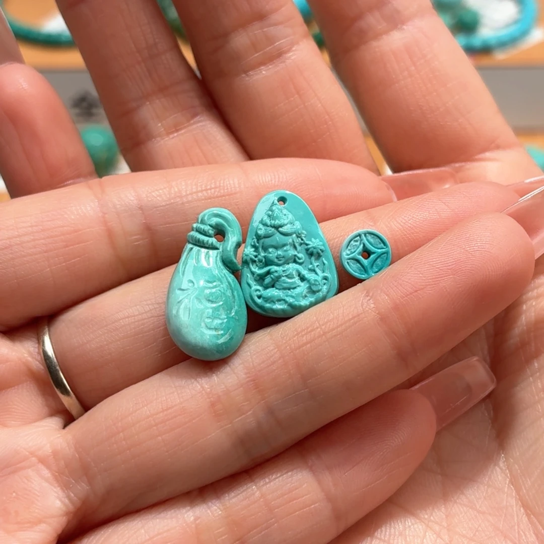 *****绿松石未镶嵌珠宝奇石