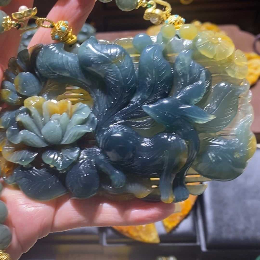 【闪购商品】岫玉颈饰未镶嵌蝶****6