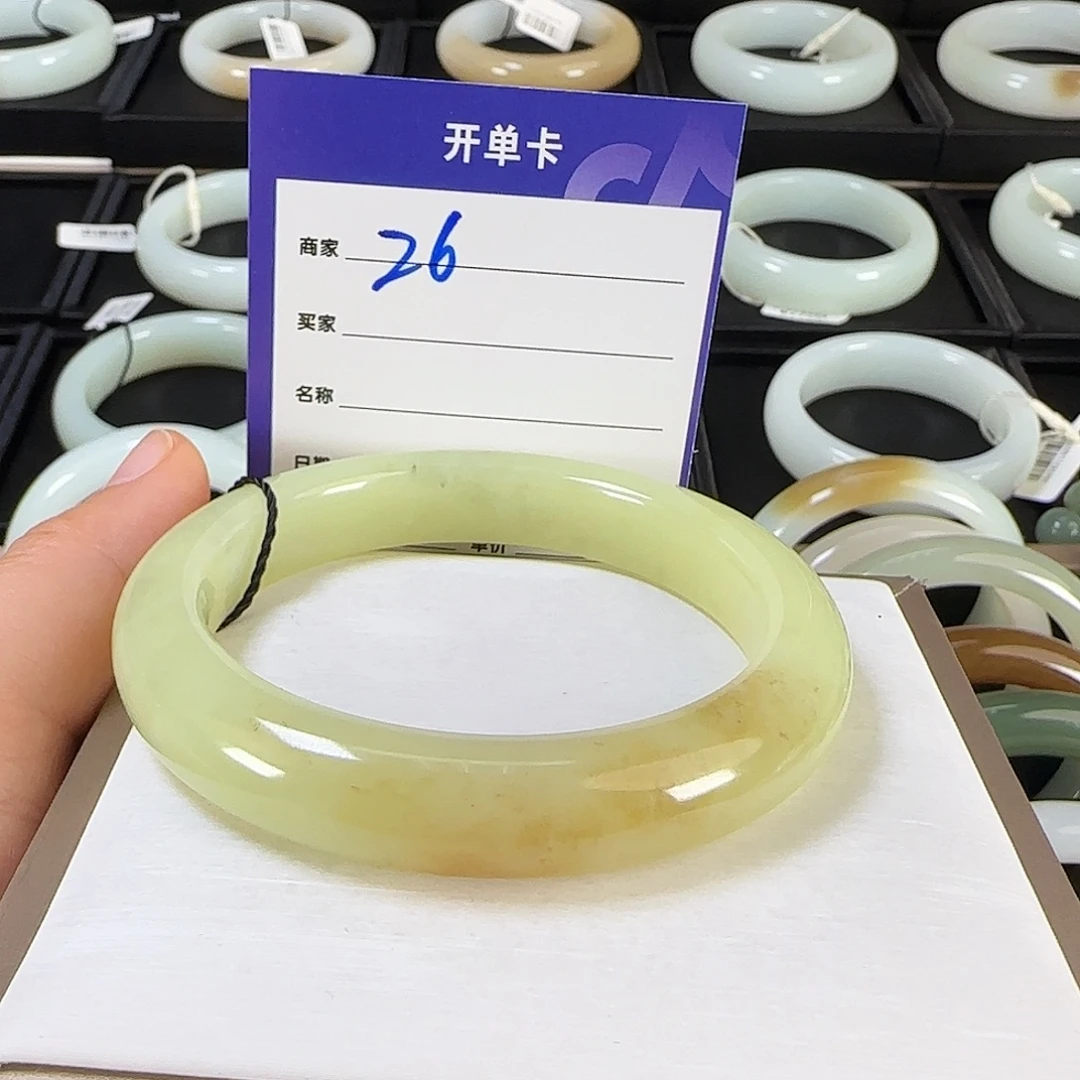 春***雪和田玉未镶嵌手镯59