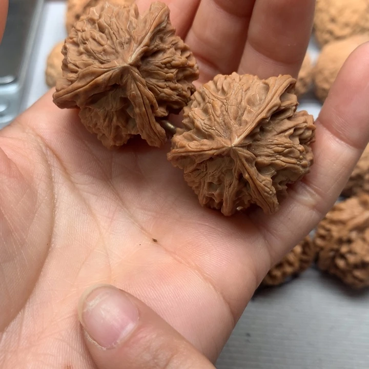 把件文玩核桃全品三棱36