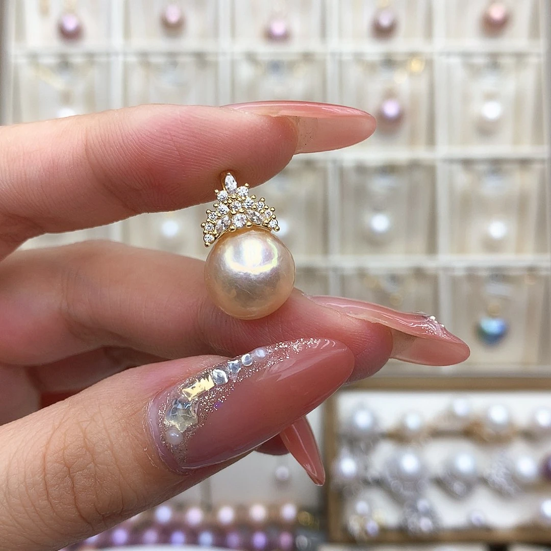 淡水珍珠合金颈饰