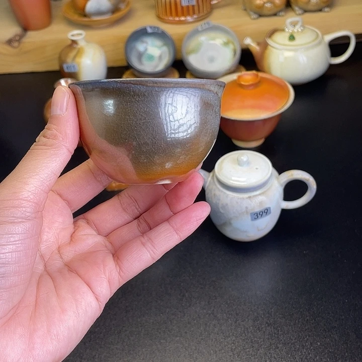 燃薪柴烧茶器主人杯