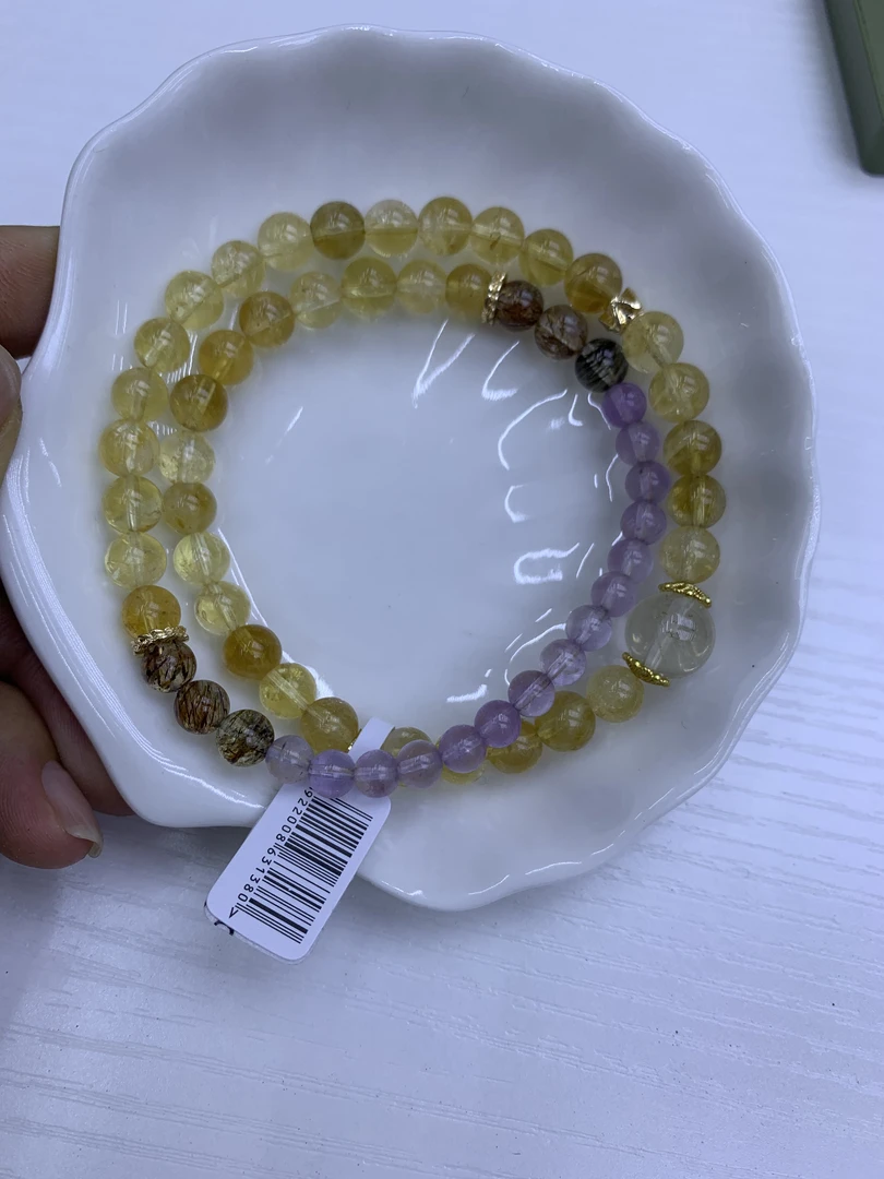 不锈钢仿珍珠手链  【蕙子严选】ZH F11新款百搭高质百搭双圈手链