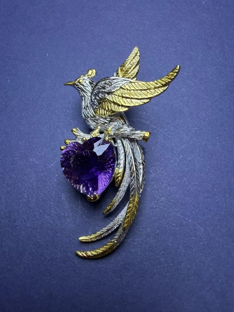 LAA901紫水晶胸针