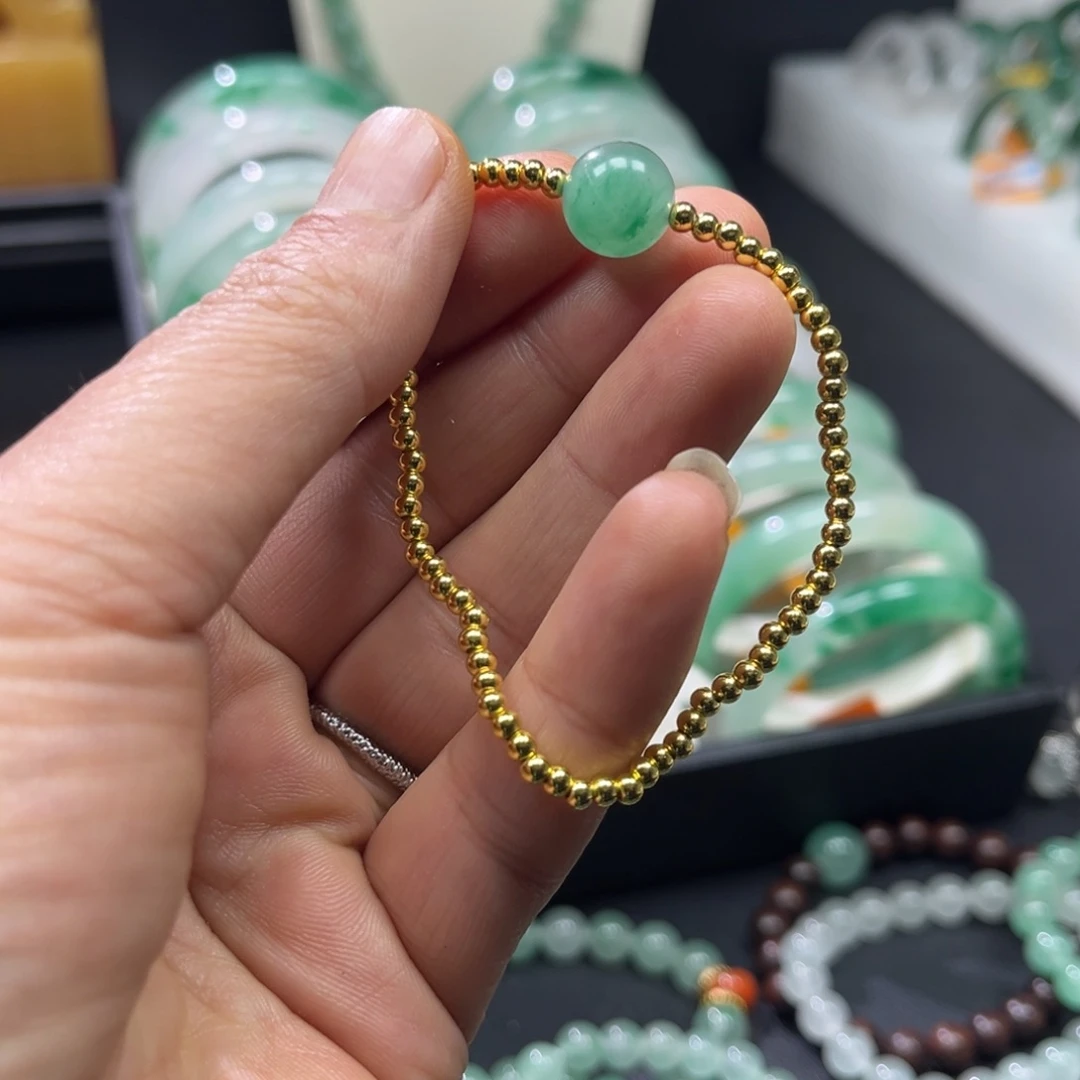 石英质玉合金手链