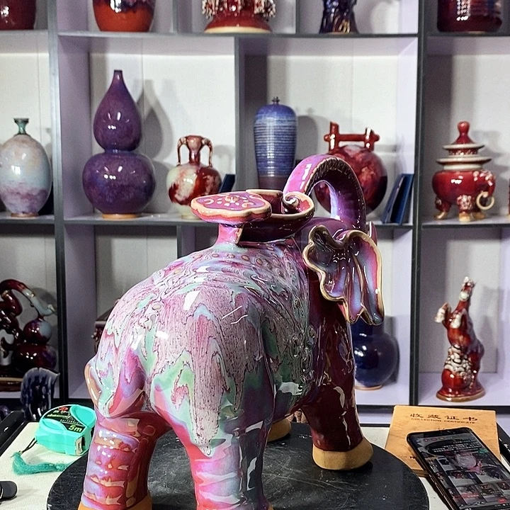 瓷片中国神垕精品钧瓷