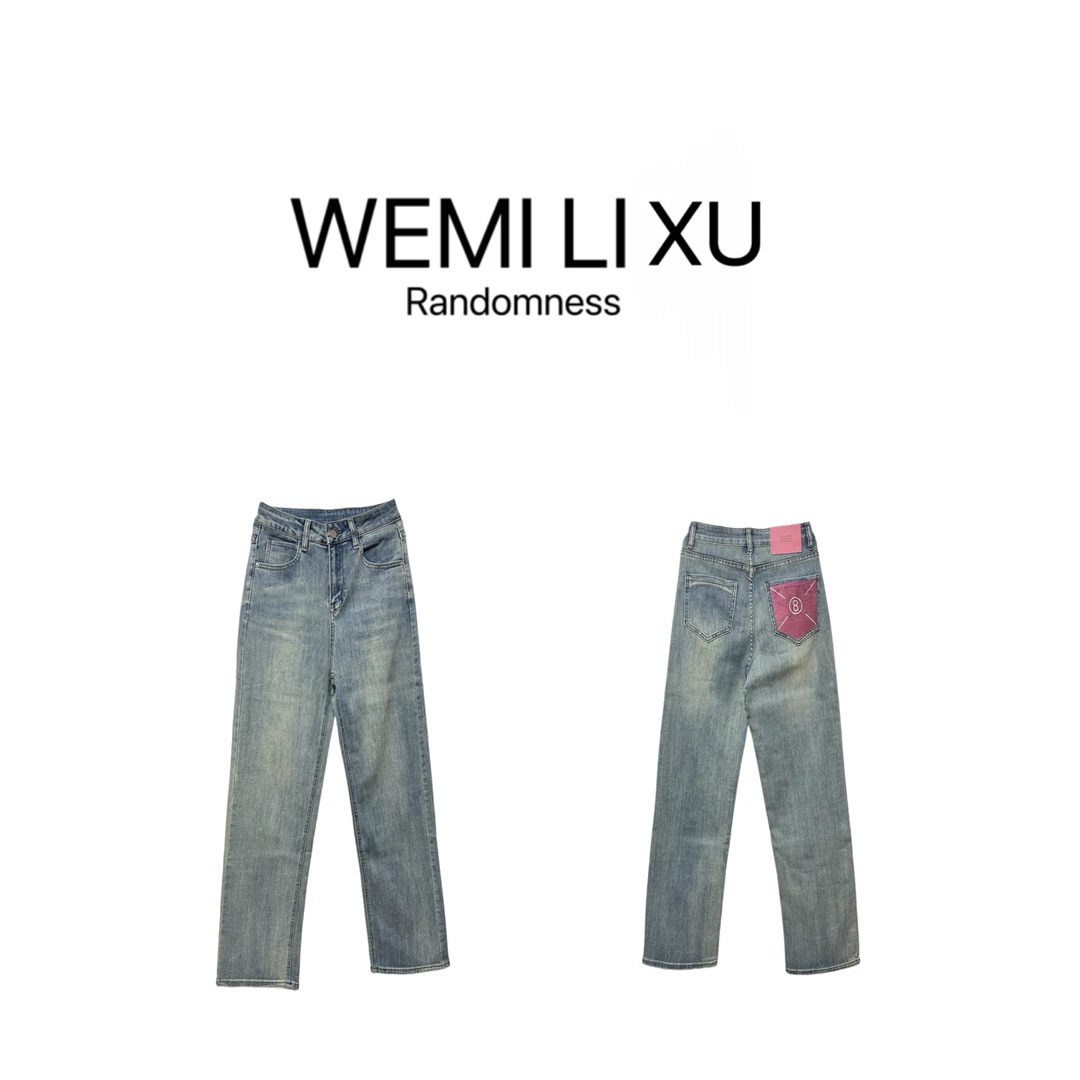 WEMI LIXU 春夏时尚女装水洗牛仔休闲裤合集