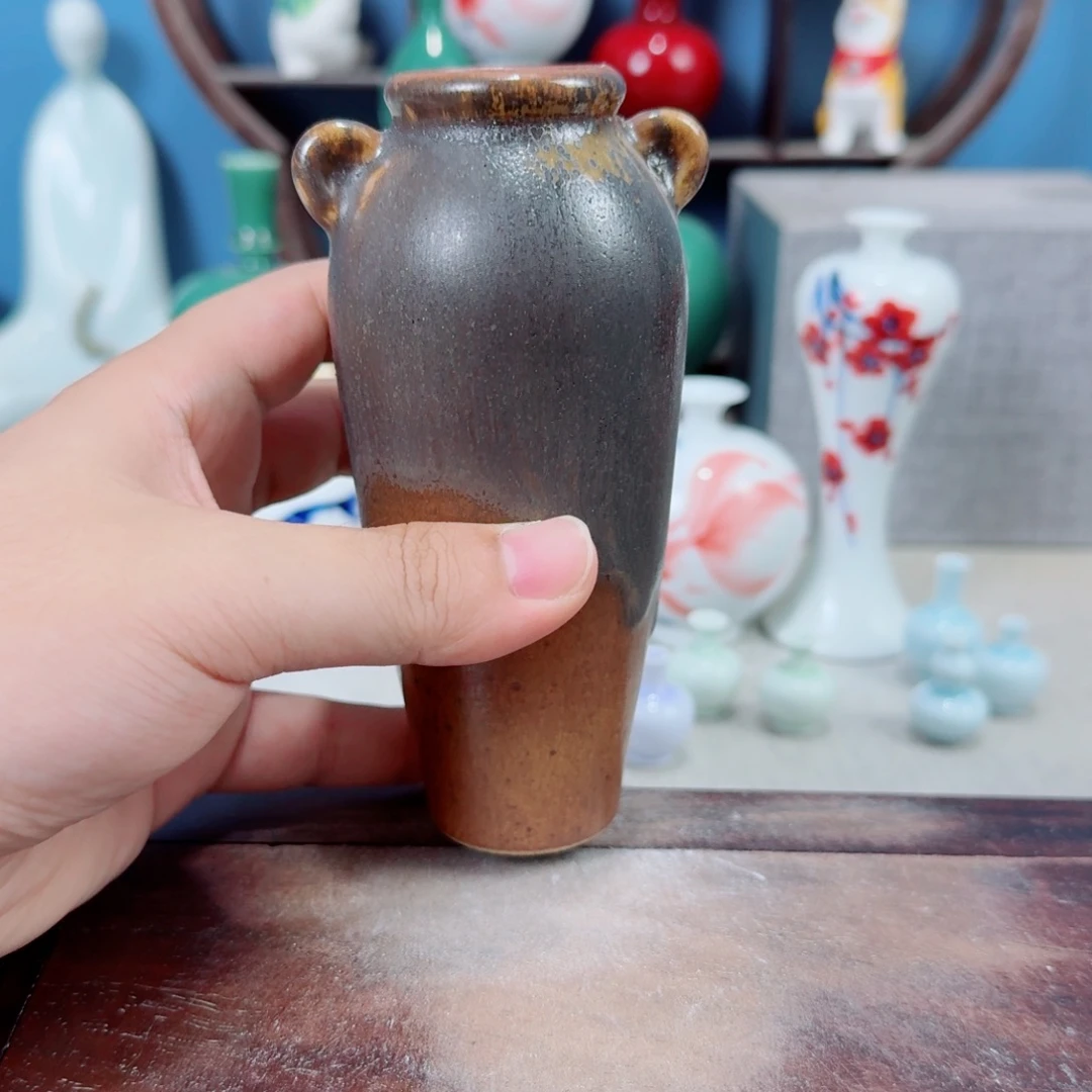 陶瓷手工小花器摆件