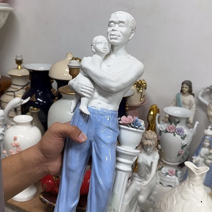 摆件微瑕陶瓷介意慎拍