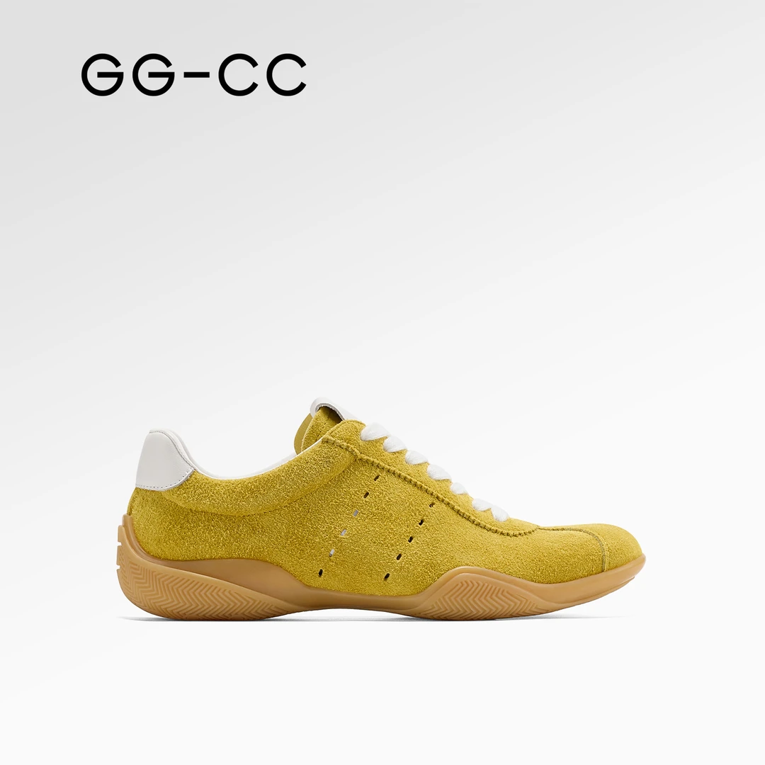 GG-CC【城市出逃】2025年春季新款复古厚底德训鞋6795