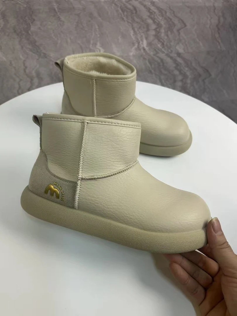 F70-A新款加绒雪地靴防滑短筒保暖短靴