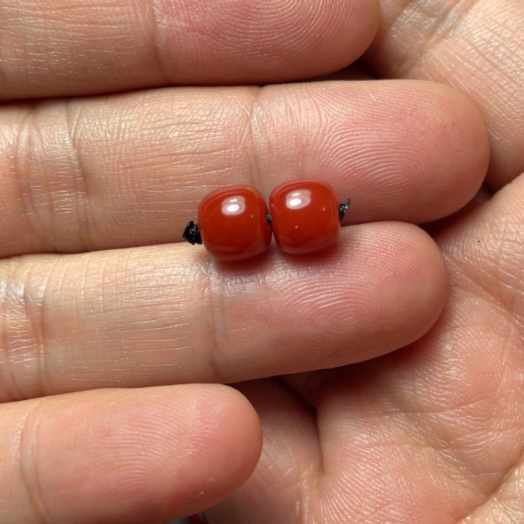 南红玛瑙珠子未镶嵌饼***觉