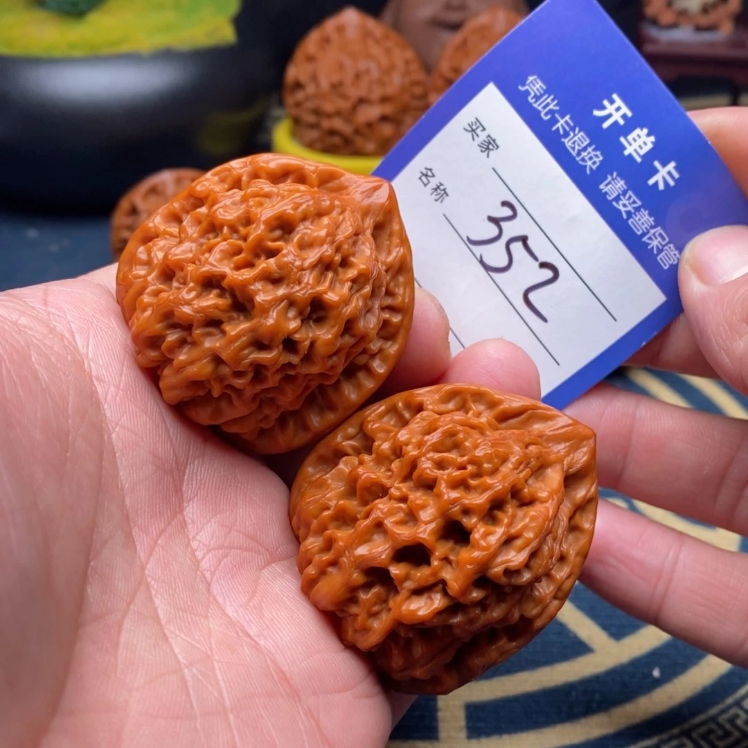 文玩核桃把件官帽42