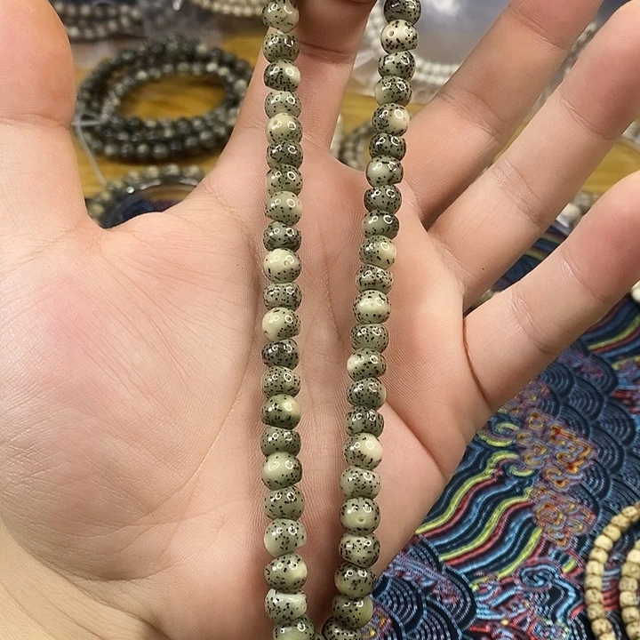 手串星月菩提翠绿大肠