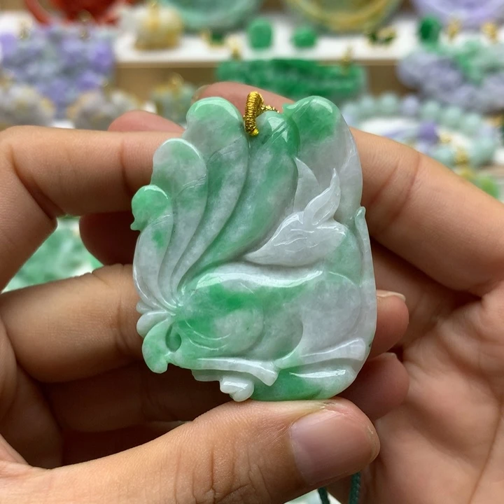 颈饰未镶嵌翡翠小*翡翠