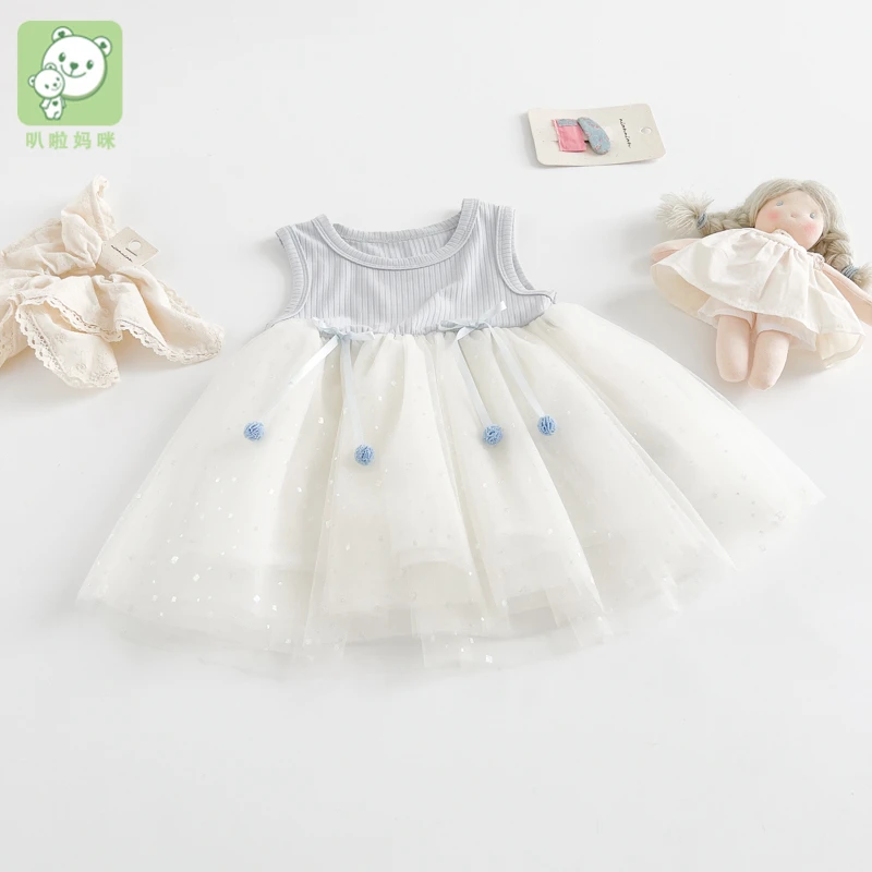 叭啦妈咪女童连衣裙2025夏装新款儿童夏天洋气可爱裙子HLM5021