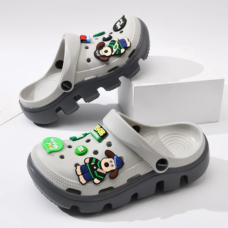 向往的生活同款洞洞鞋女2025夏季新款厚底防滑软底户外沙滩凉拖鞋