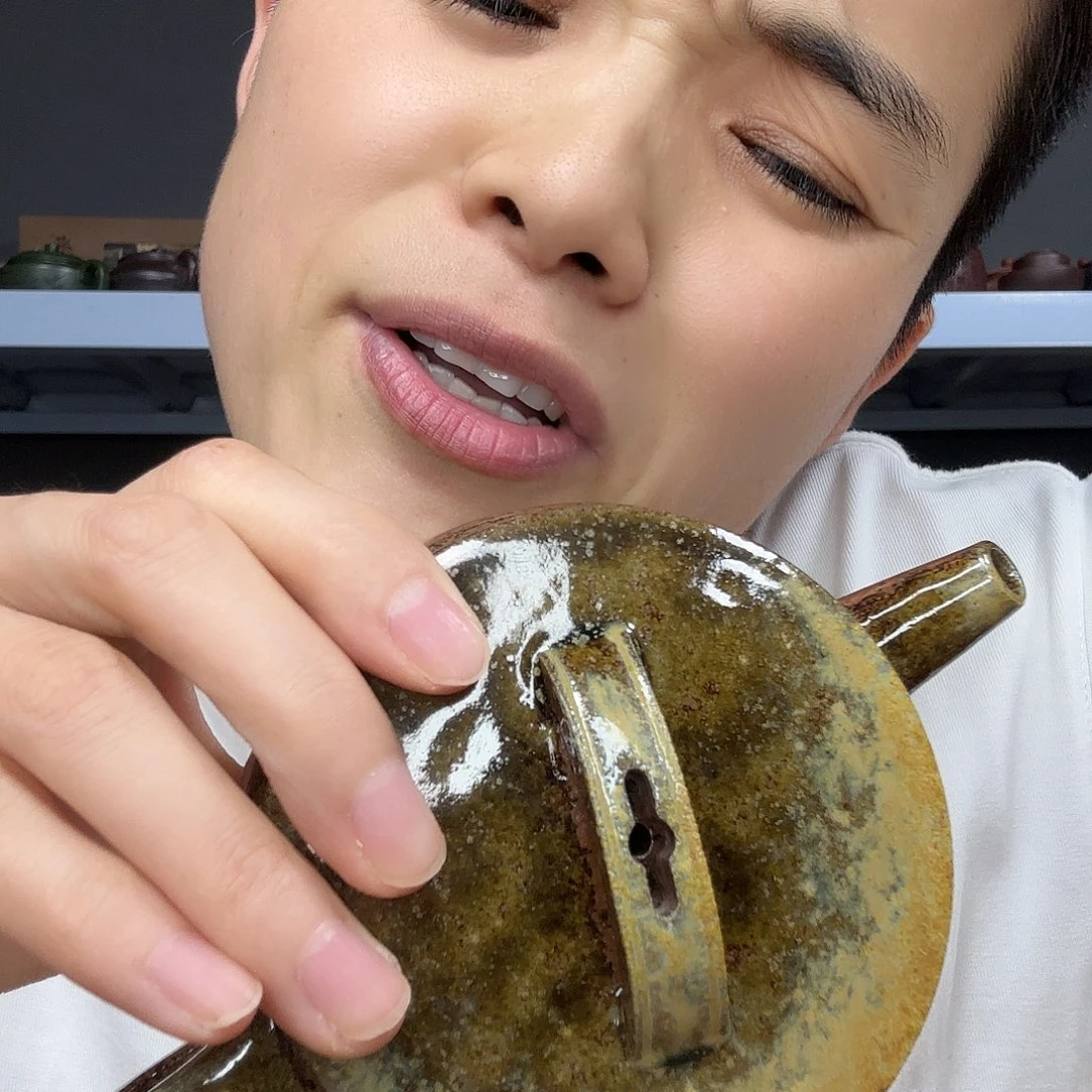 茶壶底槽青民间手艺人全手工制作
