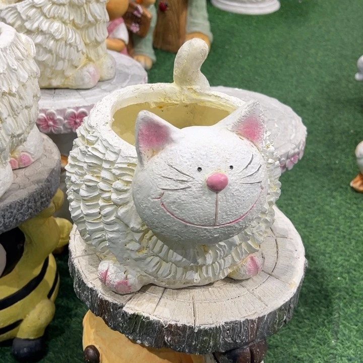 茶宠福利草叶小猫