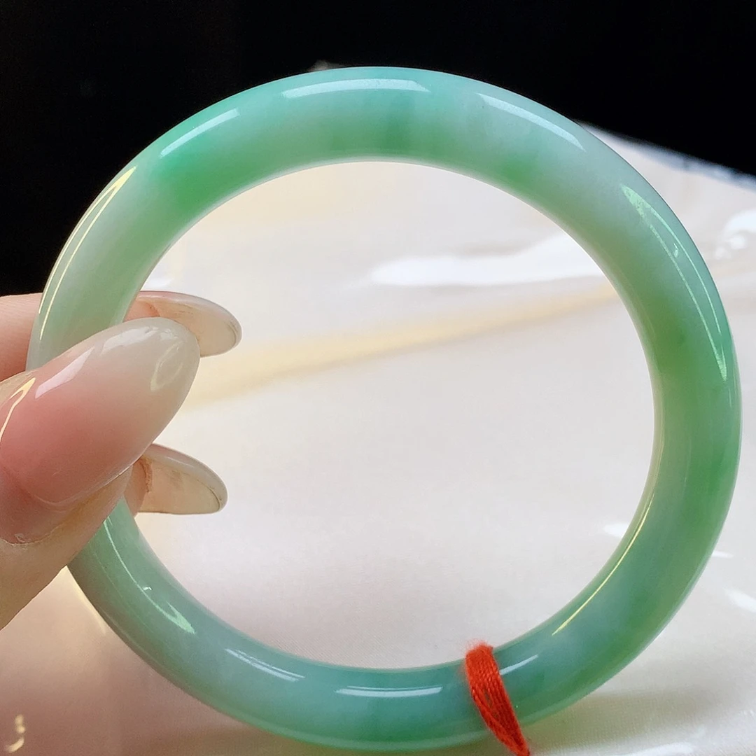 翡翠手镯未镶嵌L**x天然翡翠5173