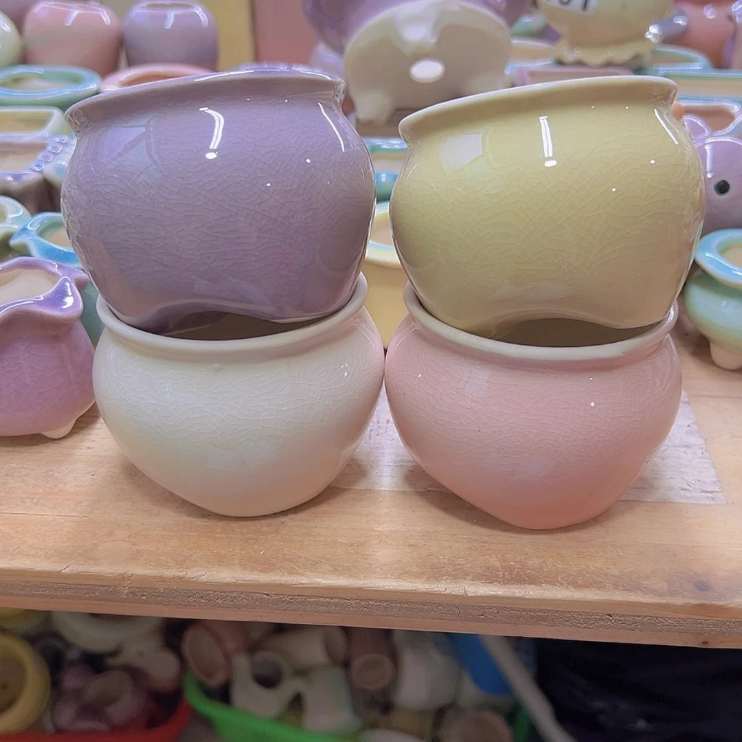 陶瓷花盆单场满12包邮