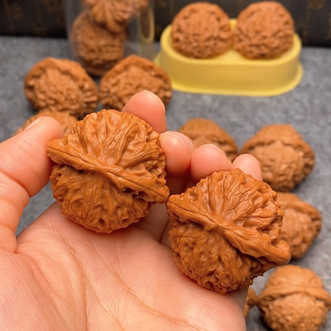 文玩核桃把件肉球宫灯41加全品